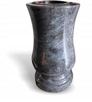 Elegancki Fioletowy Wazon Na Pomnik Granitowy Tulipan Okrągły (Orion) 28Cm