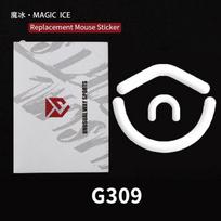 UnusualWaySports Mouse Skates Feet G309 Cambered Surface PTFE Anti Collapse Multilayer Magic Ice Silver Fox G309 Mice