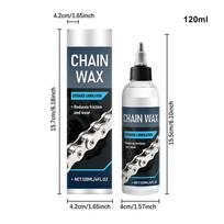 120ml Bike Chain Lube Dry Lubricating Wax for Long-Lasting Performance on Mountain & Road Bicycles, Outdoor Urban Riding 120ml