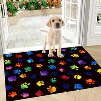 Cat Paw Print Doormat Kitchen Rug Absorbent Floor Mat For Household Decorative Welcome Entrance Door Mats Washable Home Carpets 40x60cm