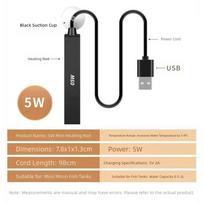 Aquarium Setup Fish Tank Heater Temperature Range 5-12 USB Powered Fish Tank Compatibility Gradual Heating Process