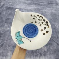 Irregular Ceramics Dining Plate Sushi Plates Dim Sum Dish Sashimi Plate Serving Plates Fruit Salad Bowl Dessert Bowl Soup Bowls