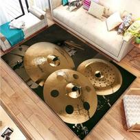 Rum Kit Music Instruments Area Large Carpet Musical Rock Rug for Home Living Room Bedroom Dorm Door Mat Non-slip Floor Mats INS 40cm x 60cm