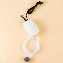 Silent Aquarium Air Pump Mini Aquarium Aerator Fish Tank Aerator USB Oxygenator  Fishing Tank White single hole