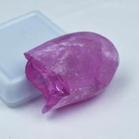 77.00 Ct Natural Raw Pink Zircon Uncut Rough Loose Gemstone Raw Rough CERTIFIED 30.3 mm approx rožinė