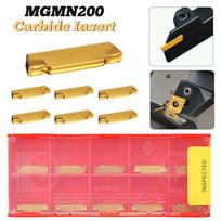 Machining Excellence Pack of Ten MGMN200G Carbide Inserts Designed to Enhance Performance in Metal Cutting Tasks China Mainland