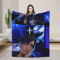 Soft Warm Blanket Camping Trollhunters Tales Of Arcadia Throw Blanket  Flannel Bedspread For Bedroom Print Sofa Bed Cover 130x150cm