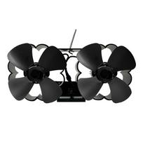 Heat Powered Stove Fan Silent Heat Activated Fan Wood Stove Blower Low Noise Wood Burner Fan Thermal Fan For Wood Burning Stoves