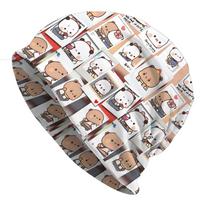 stitch bubu and dudu bear hat Outdoor Caps For Unisex Women  Skullies Beanies Ski Caps Soft Bonnet Hats One Size