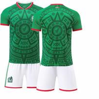 Football training jersey 2526 Mexico home football jersey No. 14 home court 16 jersey green 9 Raul 22 Lozer #16