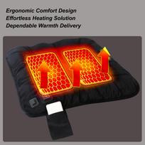 Electric Heating Cushion Chair Car Pet Body Office Winter Heated Pad Warmer Electric Blanket Cat Dog Fast Heating USB Plugin Use China Mainland