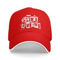Leisure Avril Lavigne Singer Punk Music Tour Baseball Caps for Unisex Women Trucker Hat  Daily Golf Adjustable Fit Sun Hats One Size