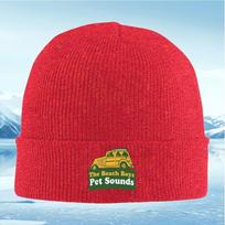 New Classic car surfing dogsThe Beach Boys Unisex Women Unisex Knitted Hat Beanie Pullover Cap Winter Thermal Warm Christmas Outdo