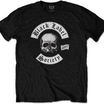 Black Label Society Marškinėliai Kaukolė Sdmf Grupės Logotipas Oficialūs Vyriški Juodi S įvairiaspalvis