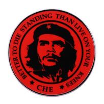Kubos revoliucijos partizanų socialistas komunistas Che Guevara sagė raudonos sagos ženklelis kietas emaliuotas segtukas 1pcs