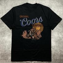 Men's Black 200G Cotton Heat Transfer Printed Crew Neck Short Sleeve T-Shirt - Original Cowboy Style Pattern S įvairiaspalvis
