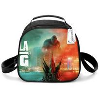 Godzilla Vs. King Kong Peripheral Student Lunch Bag Godzilla Meal Bag Anime Tote Bag Ice Bag Insulation Bag Round lunch bag