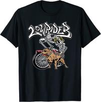 NEW LIMITED Men's Lowrider Pitbull Chicano Cholo Skull Lowrider Bike T-Shirt S įvairiaspalvis