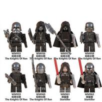 Žvaigždžių karai - Ren riteriai statybiniai žmogeliukų kaladėlės žaislai minifigūrėlės Kaladėlės lėlė 8 VNT.