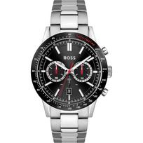 Hugo Boss 1513922 Allure Chronograph Black Dial Men's Watch 44 mm sidabras