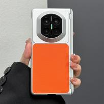 Case For Huawei Mate X7 Pura X Max Ultra Thin Diamond Plaid Metal Paint Dual Axis Shockproof Full Cover Phone Shell Huawei Mate X6