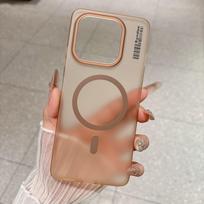 Case For Huawei Enjoy 90 Pro Max Magnetic Case Soft Sand PC Matte Transparent Shockproof Cover Huawei Pura 80 Pro+