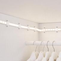 200 Pack White LED Strip Clip 8/10/12mm LED Strip Light Clip  Fixing LED Strips 10mm