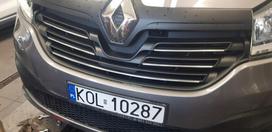 Renault Trafic III - Chromuotos juostelės, grotelės