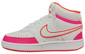 Nike Court Vision Mid Shoes For White/Pink Women's 39
