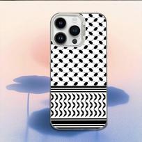 P-Palestine-S Hattah Keffiyeh Phone Case For iPhone 16,15,14,13,12,11,Mini,Pro,E,MAX White Candy Matte Shockproof Cover iPhone14pro