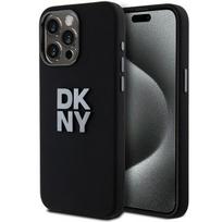 Etui Dkny Liquid Silicone Metal Logo Do Iphone 15 Pro Max, Czarne