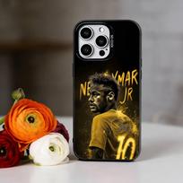 Football player Neymar Phone Case For iPhone 17,16,15,14,13,12,11 Plus,Pro Max,XS,Colorful Silver Phone case Funda Cover iPhone15