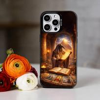 Egyptian Mysterious Tarot Phone Case For iPhone 17,16,15,14,13,12,11 Plus,Pro Max,XS,Colorful Silver Phone case Funda Cover iPhone11PROMAX