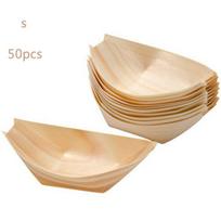 for Home Sushi Boat Food Wood Bowl Serving Tray Cake Tool Catering S