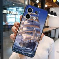 Sailing Pirate Ship Boat Case For Xiaomi Redmi Note 14 Pro 10 11 12 13 15 Pro Plus Redmi 15C 14C 10C 12C 13C 15 Cover Redmi Note 9 Pro