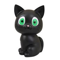 Anti Drop Black Cat Piggy Bank Savings Tank Cat Model Piggy Bank  Coins Cash juoda