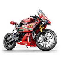 Klasikiniai motociklų statymo modelių blokai „Moto City Racer“ plytos, žaislai vaikams, berniukams, vaikams, suaugusiems, rinkiniai, aukštųjų technologijų, 470 vnt.