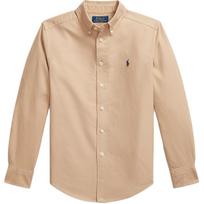 Polo Ralph Lauren Casual Shirt Collar Garment Dyed Cotton Oxford Long Sleeve Kids Tops 323858909-022 S
