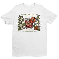 Negroni Kokteilio Marškinėliai Vintažiniai Grafiniai Marškinėliai Barmenams, Lygių Dalių Marškinėliai S