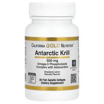 California Gold Nutrition Antarctic Krill Oil, Omega-3, Astaxanthin, 500 mg, 30 Softgels