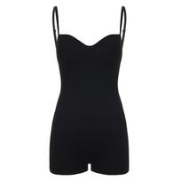 European/American Style Solid Color Chest-Strap Jumpsuit - Women's Fashion Street Style Small juoda