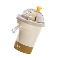 Rechargeable Water Dispenser Cartoon Water Pump Portable Water Dispenser Cartoon Drinking Water Pump ABS Texture pilka