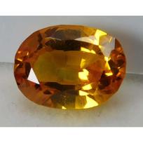 8 Carat Oval Sparkling Sri Lanka Sapphire Natural Fire Orange Sapphire CERTIFIED 12.9 mm approx oranžinė