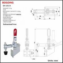 BO GONG CH HS GH-101-B  Lateral side Hand Tool Toggle Clamp Quick Release Vertical Toggle Clamp  CH HS 101B tightening clamp