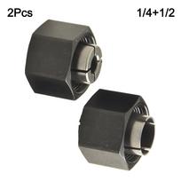 DW6214 Nut Router Accessory Woodworking Projects 1 2 Inch Chuck 1 4 Inch Chuck Metal Material For Bosch Routers China Mainland