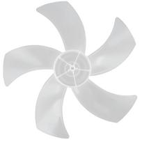 16 Inch Five Leaf Replacement Fan Blade With Nut Cover For Stand Fans And Desk Fans Plastic Material For Household Use balta