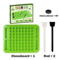 Tabletop Game Kid Overturn Chess Touch Flip Reversi Strategy Board Game  Kids Boys Girls žalia