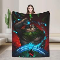 Super Warm Blanket Picnic Trollhunters Tales Of Arcadia Throw Blanket  Flannel Bedspread For Living Room Print Sofa Bed Cover 130x150cm