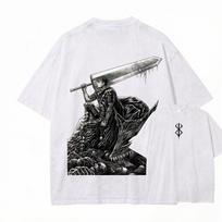 Berserk Guts Printed Tee Men Women T-shirts Oversized Cotton T Shirt Short Sleeve Clothing Harajuku Male Tshirt M