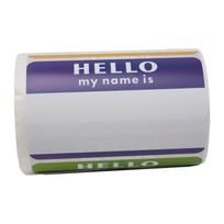 Colorful Name Tags Stickers Hello My Name Is Labels Pack of 300 Colorful and Easy to Remove for Office Meeting School China Mainland